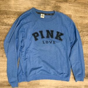 PINK VS Blue Crew Neck